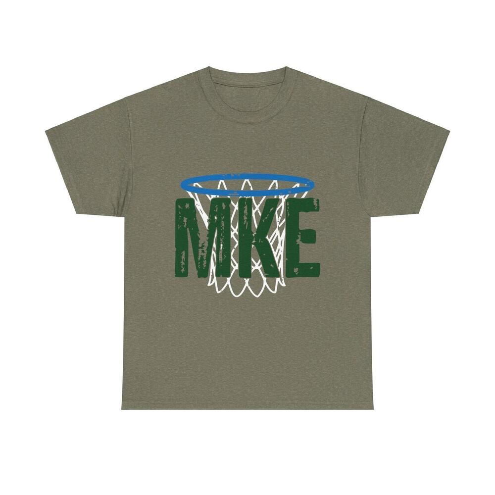Milwaukee Tshirt Mens Basketball Tee Wisconsin Sports Shirt Unisex Bucks